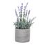 Künstlicher Lavendel im Blumentopf, grau, 10 x 10 x 21 cm