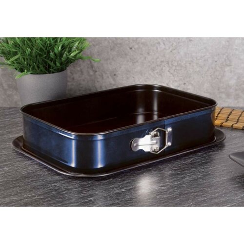 Berlinger Haus Forma s protiprijemno površino 3v1Aquamarine Metallic Line, 39 x 27 x 7,5 cm