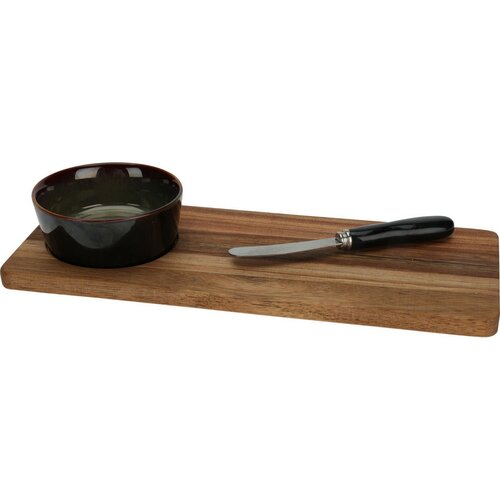 Set de servit EH Torrente, 3 piese, verde , 30 x12 cm