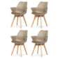Set de scaune de sufragerie CT-771 CAP, 4 buc