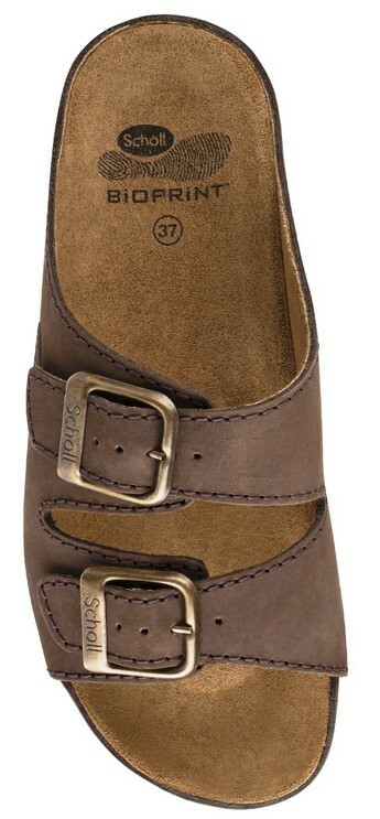 Scholl AIR BAG - Gesundheit-Pantoffel PROFESSIONAL Größe 44, braun