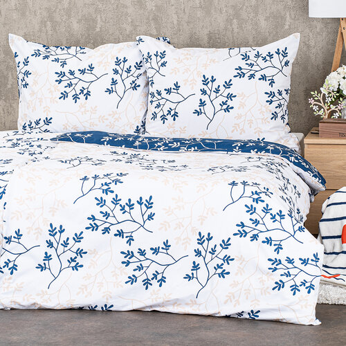 Lenjerie de pat din bumbac 4Home Harmony albastru,140 x 200 cm, 70 x 90 cm