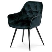 Set de scaune de sufragerie DCH-421 BK4, 2 buc.