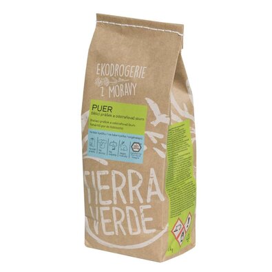 Tierra Verde Puer - proszek wybielający iodplamiacz na bazie tlenu, 1 kg