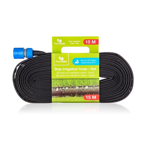 Happy Green Průsaková flat hose, 15 m