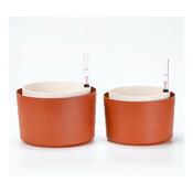 Plastia Samozavlažovací závěsný květináč Berberis terakota + slonová kost, pr. 30 cm