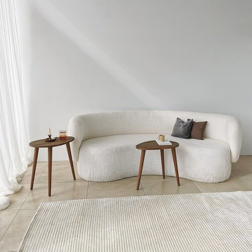 Komplet stranskih mizic Sweet Walnut, 2 kos