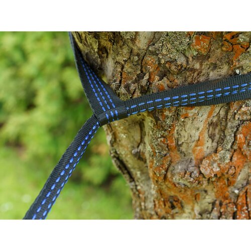 Șezlong suspendat pentru camping Happy Green 270 x140 cm, roșu