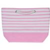 Plážová taška Stripes 52 x 38 cm, růžová