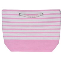 Torba plażowa Stripes 52 x 38 cm, różowy Torba plażowa Stripes 52 x 38 cm, różowy