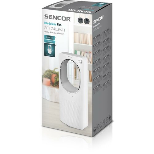 Sencor SFT 2403WH bezvrtulový ventilátor