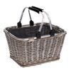 Pletena košara z kovinskimi ročaji Arlon, 39 x 30x 24 cm