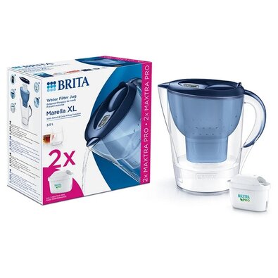 Brita Filtrační konvice Marella XL, 3,5 l, modrá+ 2 filtry Maxtra Pro Pure Peformance