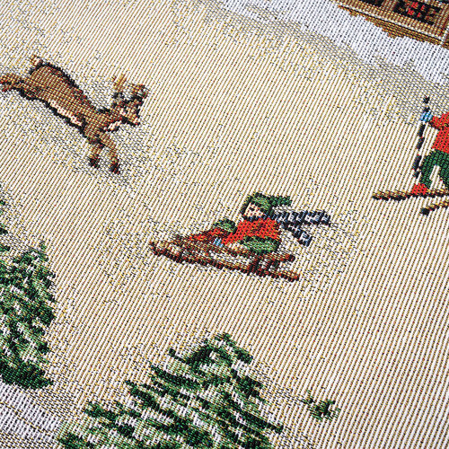 Vianočné prestieranie Zimná krajina, 33 x 48 cm