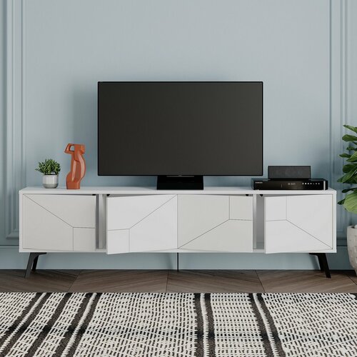 Stolik pod telewizor Dune White