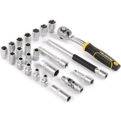 Fieldmann FDG 5022-23R set de chei tubulare, 23piese