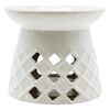 Home Elements Aromalampa Rombo, bela, v. 10 cm