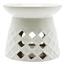 Home Elements Aromalampa Rombo, bela, v. 10 cm
