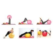 Gymnastic ball 65 cm with pump, red