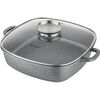 Florina Alumínium tepsi aroma kapaklı Lava 3,5 l,28 × 28 × 7,5 cm