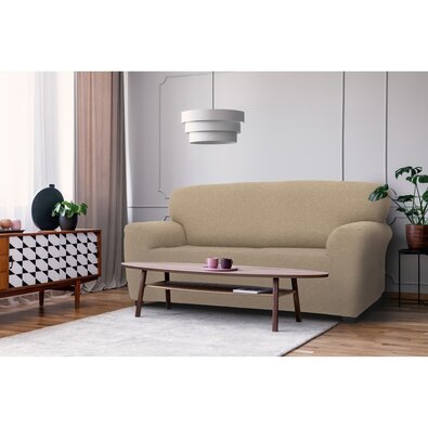 Napínací potah na sedací souprava Denia smetanová,140 - 180 cm