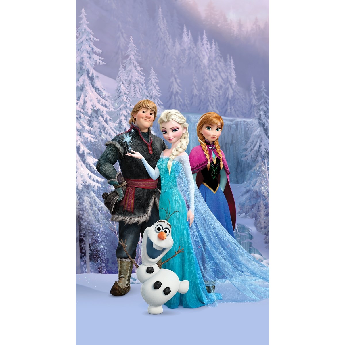 AG ART Dětský zatemňovací závěs Ledové království Frozen, 140 x 245 cm
