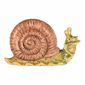 Gartendekoration Schnecke hellbraun, 16 x 7 x 10 cm, Keramik
