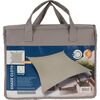 Folie de umbrire cu filtru UV 50+, taupe, 3 x 3 m