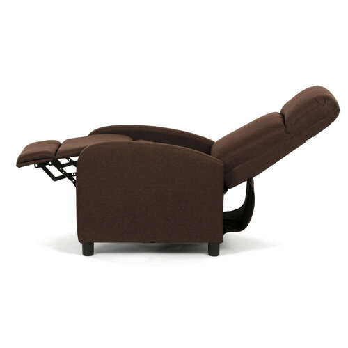Polohovací křeslo COMFORT, hnědá