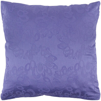 Veba Poszewka na poduszkę z adamaszku Geon Bańki fioletowy, 40 x 40 cm