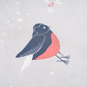 4Home Baumwollbettwäsche Winter Robin, 140 x 200 cm, 70 x 90 cm