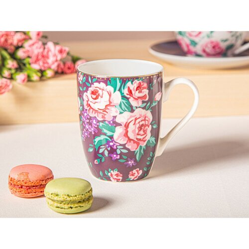 Altom Porcelanasti skodelica Charlotta 300 ml,vijolična