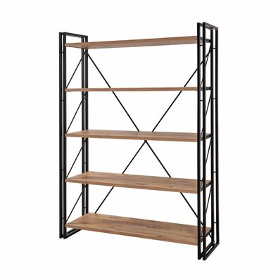 Regál Cosmo Fix Black and Atlantic Pine