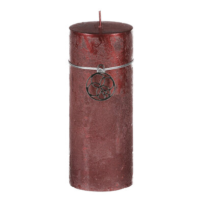 Vianočná sviečka, vínová, 367 g