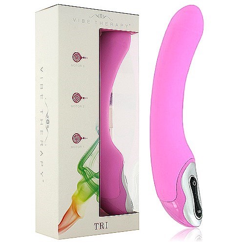 Vibrátor Vibe Therapy TRI Hot Pink, ružová