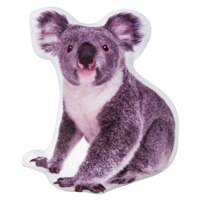 Tvarovaný 3D vankúšik Koala, 30 x 40 cm