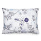 Poszewka na poduszkę-jasiek Lilana biały + fioletowy, 50 x 70 cm
