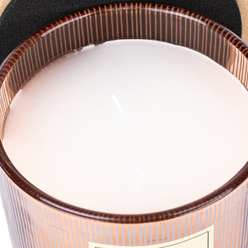 Lumânare în sticlă Winter natural Cactus Pine, 11 x 8,5 cm