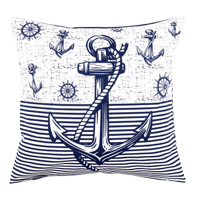 Obliečka na vankúšik Navy, 40 x 40 cm