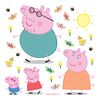 Самоклеюча декорація Свинка Peppa, 30 х 30 см