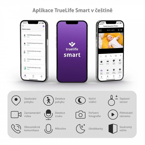 TrueLife NannyCam R7 Dual Smart elektronicznaniania