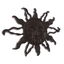 Чавунний настінний декор Східне сонце, 36 х 26,5см