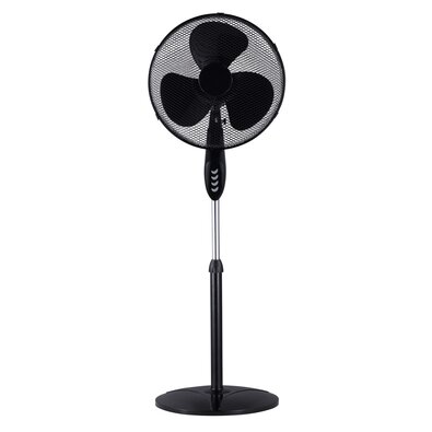 Guzzanti GZ 1401 állványos ventilátor, feketeszínben