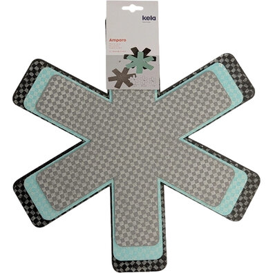 Kela Schutzmatten für Pfannen AMPARO, grün, 3 Stück