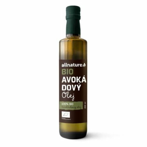 Obrázok Allnature Avokádový olej BIO 250 ml