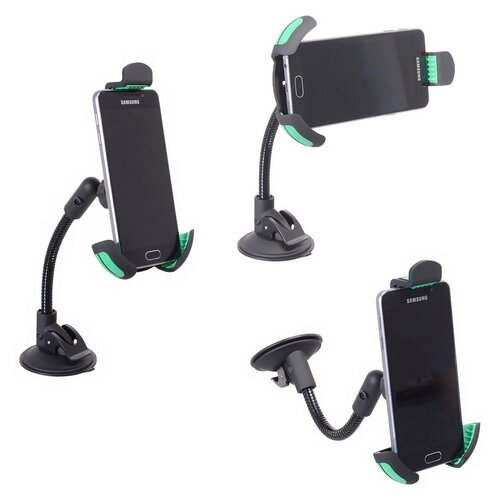 Suport pentru telefon / GPS pe ventuză Compas Max, negru