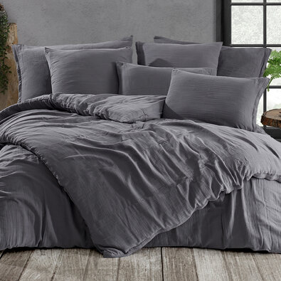 4Home Muslin posteljnina Steel, 140 x 200 cm, 70 x90 cm