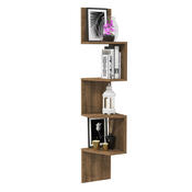 Wandregal Desaldo Walnut