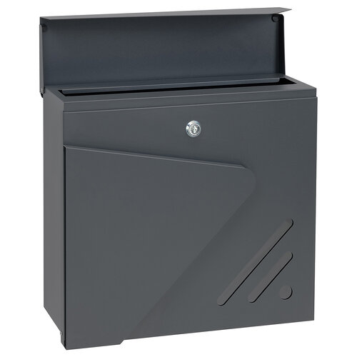 Сталева скринька BK.509.G.AM чорний, 33,5 x 37 x 11,5 см