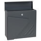 Stahlbox BK.509.G.AM schwarz, 33,5 x 37 x 11,5 cm